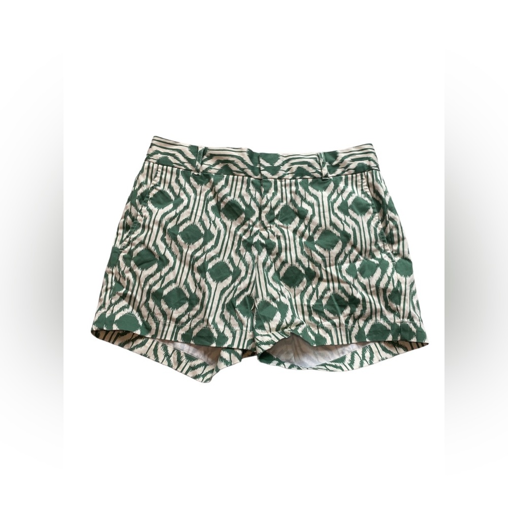 Banana Republic Green & Ivory Women’s Shorts Size 0 EUC